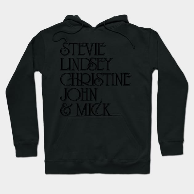 Stevie Lindsey Christine John & MIck Hoodie by DAFTFISH